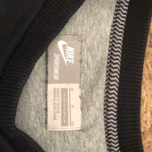 Nike pullover sweatshirt crew neck big logo men’s small s - Picture 4 of 6